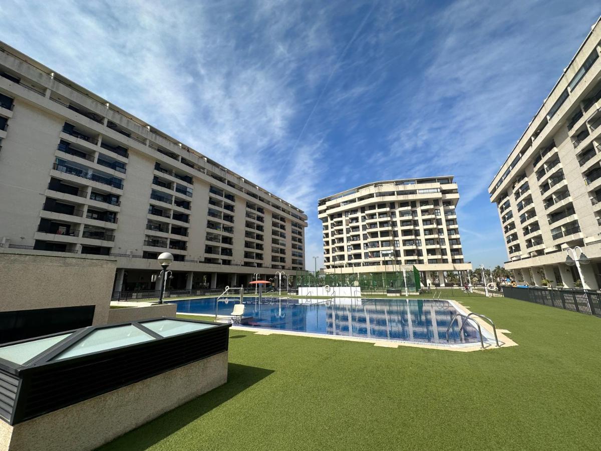 Sunny Patacona Seaview Apartment Valencia Exterior foto