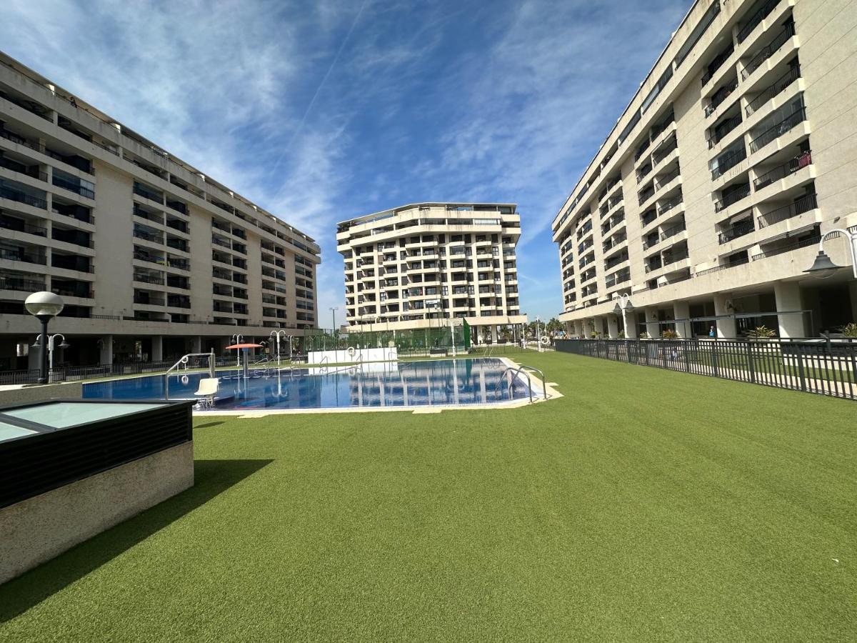 Sunny Patacona Seaview Apartment Valencia Exterior foto